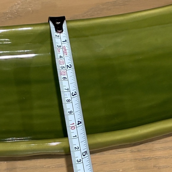 Pottery Barn Garden Crudite Pea Pod Serving Platter 19” - Picture 9 of 9